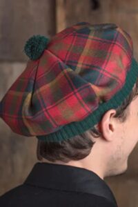 Tam O' Shanter Hat - Scottish Armstrong Tartan Design
